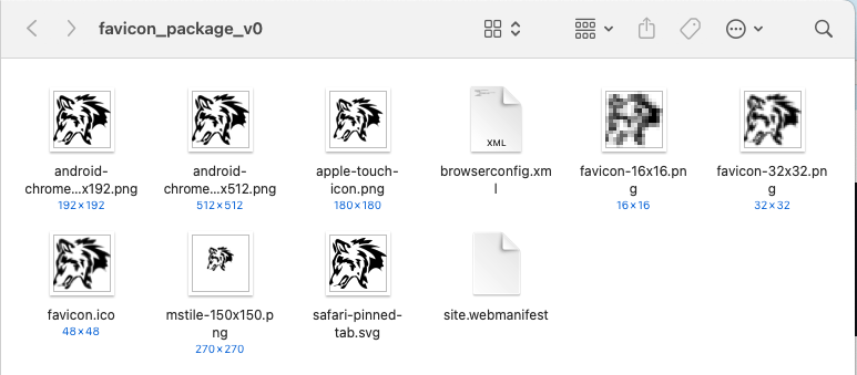 setting up favicon