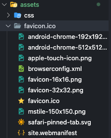 setting up favicon